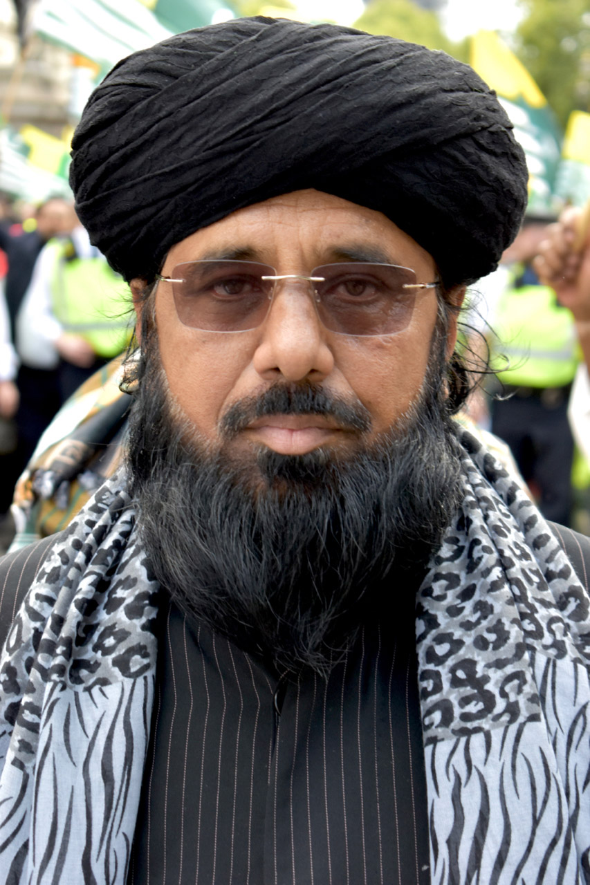 Sikh man with Black Turban